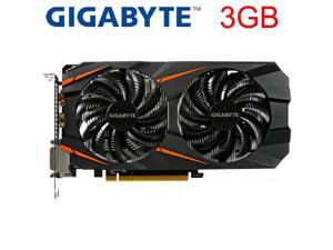 Gigabyte GTX 1060 3GB 192Bit GDDR5 graphics card for nVIDIA VGA card Geforce GTX 1050 Ti HDMI 750 960