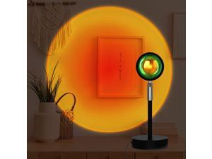 Sunset Lamp Projection Led Light,180 Degree Rotation Sunset Projection Lamp, Night Light Projector Led Lamp, Romantic Projector for Home Bedroom Coffee Shop Background Wall Decoration Sunset Lamp Projection Led Light,180 Degree Rotation Sunset Projection Lamp, Night Light Projector Led Lamp, Romantic Projector for Home Bedroom Coffee Shop Background Wall Decoration