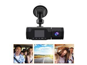 FRCOLOR 1.5  Inch 1080P  Dash Cam Infrared High Definition Lens Car Camera Driving Recorder for Car Taxi w/IR Night Vision Interior Camera Parking Mode Motion Detection Accident Locked