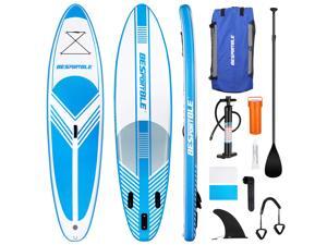 BESPORTBLE Inflatable Paddle Board, 118" X 28.7"X 6" Stand Up Paddle Board with Carry Bag & Paddleboard Accessories for Youth & Adult BESPORTBLE Inflatable Paddle Board, 118" X 28.7"X 6" Stand Up Paddle Board with Carry Bag & Paddleboard Accessories for Youth & Adult