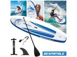 BESPORTBLE Inflatable Paddle Board, 118" X 28.7"X 6" Stand Up Paddle Board with Carry Bag & Paddleboard Accessories for Youth & Adult BESPORTBLE Inflatable Paddle Board, 118" X 28.7"X 6" Stand Up Paddle Board with Carry Bag & Paddleboard Accessories for Youth & Adult