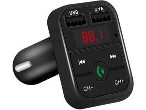 Bluetooth Fm Transmitter for Car,Wireless Bluetooth FM Radio Transmitter Adapter and Receiver/Car Kit with Hands Free Calling,Dual USB Charging Car Charger MP3 Player Support TF Card & USB Disk Bluetooth Fm Transmitter for Car,Wireless Bluetooth FM Radio Transmitter Adapter and Receiver/Car Kit with Hands Free Calling,Dual USB Charging Car Charger MP3 Player Support TF Card & USB Disk
