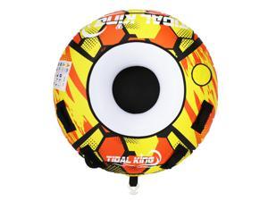 TIDAL KING 54 Inch Inflatable Towable - Water Ski Tube- Classic 1 Rider- Boating Towable & Watersports