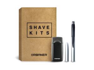 URBANER Men's Gift Set | Electric Shaver + Nose Hair Trimmer Clippers | Made with Japanese High-carbon Steel Blades, MB-970