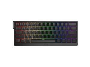 Wooting 60HE+ Wired gaming mechanical keyboard,Magnetic Jade Switch,Hot Swappable,PBT Keycaps  Black
