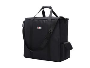Desktop Computer Carrying Case Padded Nylon Carry Tote Bag for Transporting Computer Tower PC Chassis Keyboard Cable and Mouse