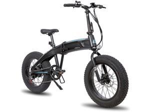 Hiland 500W Aluminum 20 inch Electric Fat Tire Folding Bike Shimano 7 Speed Disc Brake Lightweight & Aluminum Folding Ebike Hiland 500W Aluminum 20 inch Electric Fat Tire Folding Bike Shimano 7 Speed Disc Brake Lightweight & Aluminum Folding Ebike