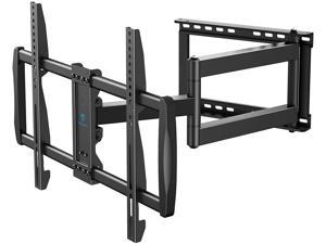 Full Motion TV Wall Mount for 37-75 inch LED LCD OLED Flat/Curved TVs with VESA 600x400mm, Articulating Corner TV Bracket Swivel & Tilt, 28 inch Arm Extension, Holds TVs up to 110lbs