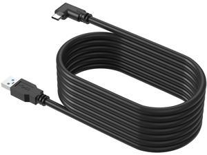 Link Cable for Oculus Quest 1/2 Accessories, USB A to Type-C 16 Feet/5 Meters Black Link Cable for Oculus Quest 1/2 Accessories, USB A to Type-C 16 Feet/5 Meters Black