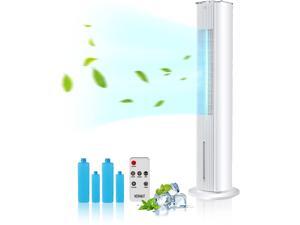 Portable Air Conditioner - Personal Evaporative Cooler, 3 Speeds, 12-Hour Timer, Humidifiers Function for Garage, Home, Office, Room