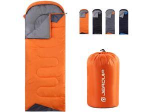 JEAOUIA Sleeping Bags for Adults Backpacking Lightweight Waterproof- Cold Weather Sleeping Bag for Girls Boys Mens for Warm Camping Hiking Outdoor Travel Hunting with Compression Bags JEAOUIA Sleeping Bags for Adults Backpacking Lightweight Waterproof- Cold Weather Sleeping Bag for Girls Boys Mens for Warm Camping Hiking Outdoor Travel Hunting with Compression Bags