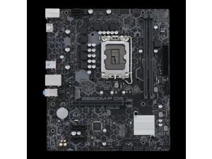 ASUS B660M-P D4 Intel® B660 (LGA 1700) mATX motherboard with DDR4, PCIe® 4.0, 1 PCIe® 4.0 M.2 slot, M.2 slot (Key E) for Wi-Fi ready, HDMI®, Realtek 1Gb NIC, USB 3.2 Gen 1 front interface support