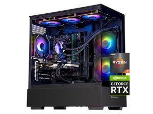 IPASON   Gaming Desktop, Ryzen 7 5700X, NVIDIA RTX 4060 ,32GB DDR4 RAM, 1TB M.2 NVMe SSD ,Windows 11 home,WIFI, Liquid Cooler ,  ARGB Fans , Pc for Gaming DesignOffice , Prebuilt Gaming Pc