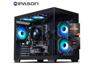 IPASON  gaming desktop  AMD Ryzen 5 5600GT (6 core up to 4.6GHz)   AMD Radeon Vega 7  16GB DDR4 3200MHz   1TB M.2 NVMe   550W PSU   Windows 11 home   WIFI   Gaming PC