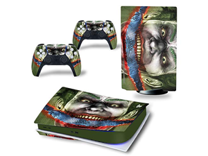 For ps5 sticker shell, console skin sticker, suitable for the drag and drop of the Play Station console and joystick/controller into one(The label defaults to the CD-ROM version) For ps5 sticker shell, console skin sticker, suitable for the drag and drop of the Play Station console and joystick/controller into one(The label defaults to the CD-ROM version)