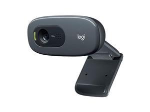 logitech c270 hd webcam (black)