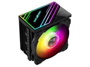 abkoncore ct408 cpu cooler, 120mm silent pwm fan, 4 continuous direct contact heat pipes, auto rgb spectrum led cpu fan, auto rgb cpu air cooler, intel lga1151/1200, amd am4/ryzen abkoncore ct408 cpu cooler, 120mm silent pwm fan, 4 continuous direct contact heat pipes, auto rgb spectrum led cpu fan, auto rgb cpu air cooler, intel lga1151/1200, amd am4/ryzen