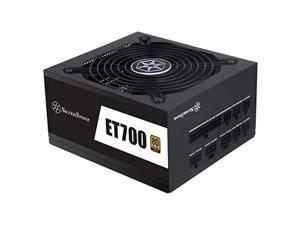 silverstone technology et700-mg 700 watt fully modular plus gold atx power supply with flat black flex cables and improved capacitors (sst-et700-mg)