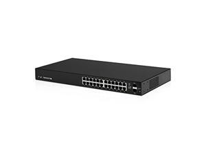 ubiquiti es-24-lite 24-port + 2xsfp gigabit switch 1u rack 19 ubiquiti es-24-lite 24-port + 2xsfp gigabit switch 1u rack 19