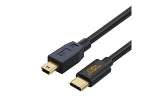 cablecreation mini usb to usb c cable, 3.3ft usb type c to mini b cord, compatible with gopro hero 3+, hero hd, ps3 controller, cell phones, mp3 players, digital camera & mini b de cablecreation mini usb to usb c cable, 3.3ft usb type c to mini b cord, compatible with gopro hero 3+, hero hd, ps3 controller, cell phones, mp3 players, digital camera & mini b de