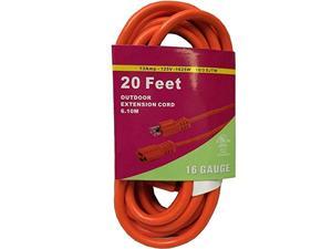 Weatherproof with Reinforced Blades White Durable Cord Woods 277563 Outdoor Extension Cord with Power Block 8-Foot Heavy Duty Vinyl Jacket Tangle Free 