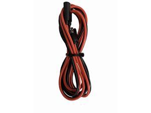 valley industries whe-14-72-csk 12 volt wire harness extension-72, 14 gauge, 7 amp, red