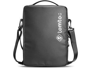 tomtoc 13 inch laptop shoulder bag for 13-inch macbook air m1, macbook pro m1, 12.9 ipad pro, 12.3 surface pro, 13.5 surface book/laptop, cordura ballistic fabric waterproof case,
