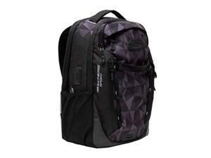 skechers sport backpack with usb port and laptop compartment (black and grey)