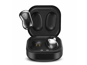 urbanx street buds live true wireless earbud headphones for samsung galaxy a12 - wireless earbuds w/active noise cancelling - black (us version with warranty)
