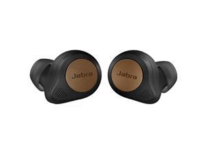 jabra elite 85t true wireless bluetooth earbuds, copper black - advanced noise-cancelling earbuds with charging case for calls & music - wireless earbuds with superior sound & prem