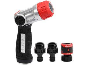 eden 94801 variable pattern and flow function nozzle w/quick connect starter set, adjustable tip, thumb control