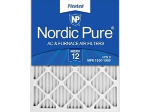 20x25x4 Air Filter Furnace Merv 12 Bulk Pack Nordic Pure 13 8 11 10 Pleated AC 