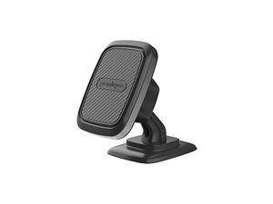 prodigee [magnet pro+ anyplace] super strong magnetic car mount phone holder adjustable 360 rotation with 6 super powerful magnets n52 grade