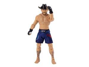 ufc ultimate series limited edition donald cerrone, 6 inch collector action figure - includes cowboy hat, alternate head and gloved hands, fight shorts, belt and us flag accessory