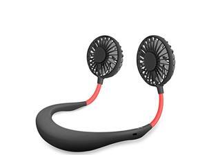 donwell hands free neck fan, portable mini rechargeable led neckband fan with dual wind head and aromatherapy for sports, travelling, outdoor, office - 3 speeds, battery operated ( donwell hands free neck fan, portable mini rechargeable led neckband fan with dual wind head and aromatherapy for sports, travelling, outdoor, office - 3 speeds, battery operated (