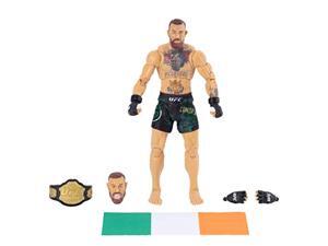 ufc ultimate series limited edition conor mcgregor, 6 inch collector action figure - includes alternate head and gloved hands, fight shorts, belt and irish flag accessory ufc ultimate series limited edition conor mcgregor, 6 inch collector action figure - includes alternate head and gloved hands, fight shorts, belt and irish flag accessory