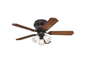 westinghouse lighting 7231300 contempra trio indoor ceiling fan with light, 42 inch, oil rubbed bronze