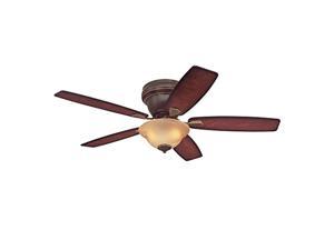 westinghouse lighting 7230600 sumter indoor ceiling fan with light, 52 inch, classic bronze