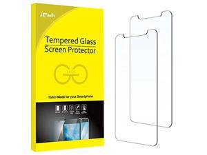 jetech screen protector for iphone 11 pro, for iphone xs, for iphone x, 5.8-inch, tempered glass film, 2-pack