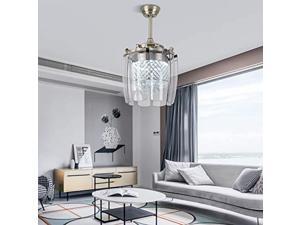 42 inch modern crystal ceiling fan light kit,creative design ceiling fan chandelier with remote control,8 foldable clear acrylic leaves,3 colors 3 speeds (silver) 42 inch modern crystal ceiling fan light kit,creative design ceiling fan chandelier with remote control,8 foldable clear acrylic leaves,3 colors 3 speeds (silver)