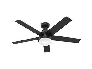 hunter fan company 51314 aerodyne ceiling fan, 52, matte black