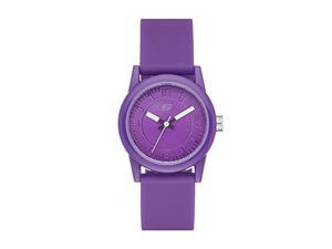 skechers women's rosencrans mini quartz casual sports silicone three-hand analog watch, color: purple (model: sr6034)