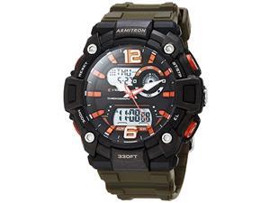 armitron sport men's analog-digital chronograph resin strap watch, 20/5461