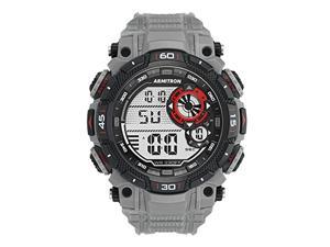 armitron sport men's digital chronograph resin strap watch, 40/8397