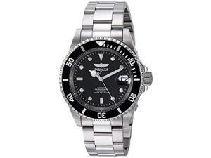 invicta pro diver unisex wrist watch stainless steel automatic black dial - 8926ob