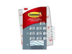 command clear cord clips, 13 clips, 16 strips - easy to open packaging, organize damage-free
