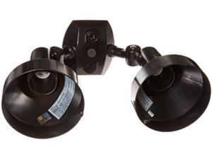 rab lighting h2b bell shaped dual floodlight kit, par38 type, aluminum, 300w power, black