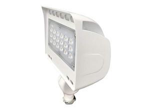 3000 K 10W 983 lm Morris 71337 LED ECO-Floodlight with 1/2 Adjustable Knuckle White 