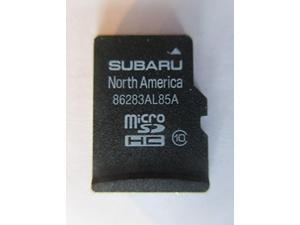 al85a 2017 17 subaru outback and legacy micro sd navigation card, map for north america, usa/canada part number 86283al85a