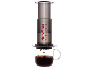 aeropress coffee and espresso maker - makes 1-3 cups of delicious coffee without bitterness per press